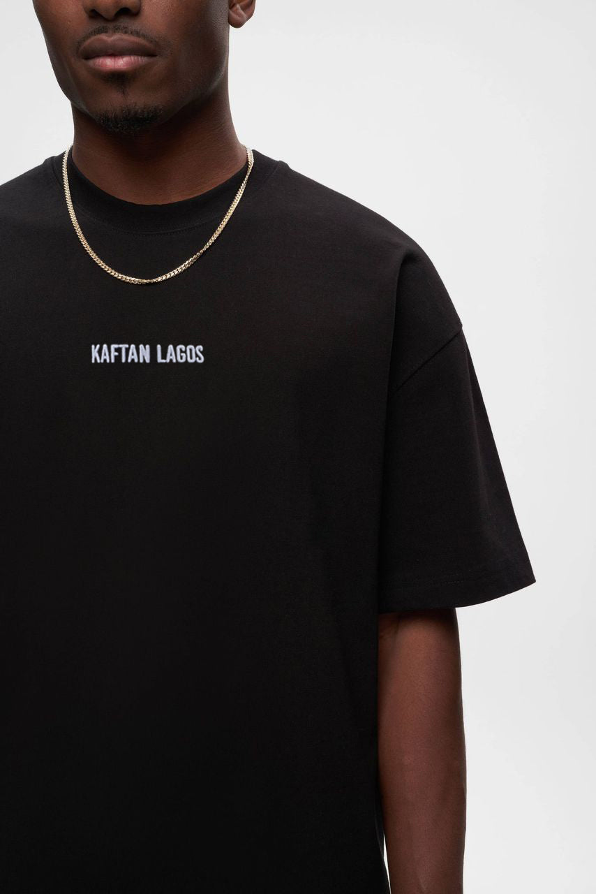 Off-White "Kaftan Lagos" Embroidery T-Shirt