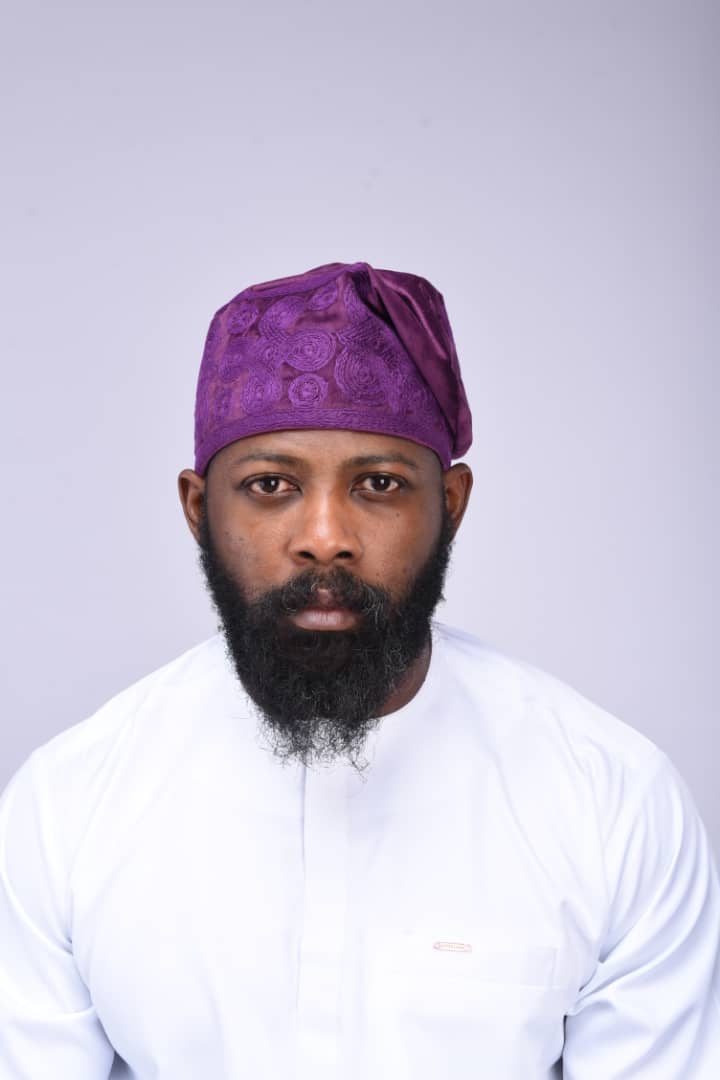 Purple Velvet Ijebu Cap with embroidery