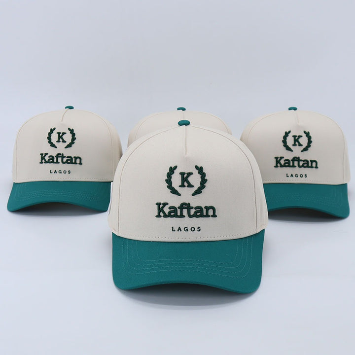 Cream and Green Logo Snapback