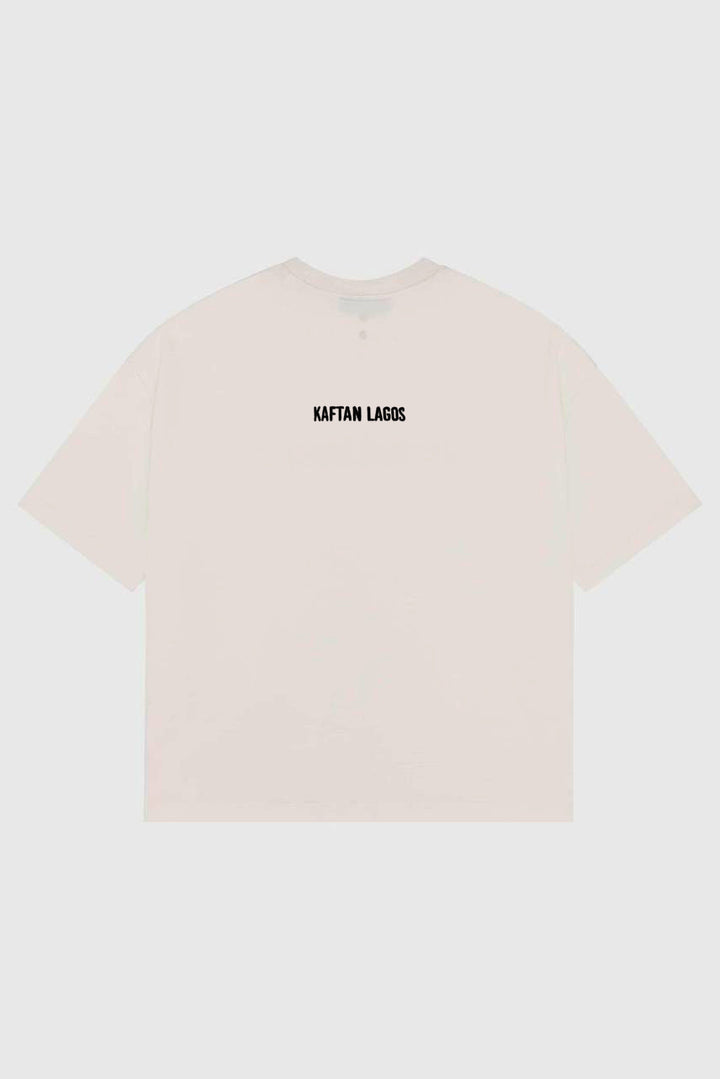 Off-White "Kaftan Lagos" Embroidery T-Shirt