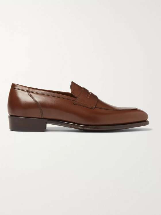 Dark Brown Classic Penny Loafers