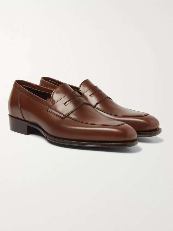 Dark Brown Classic Penny Loafers