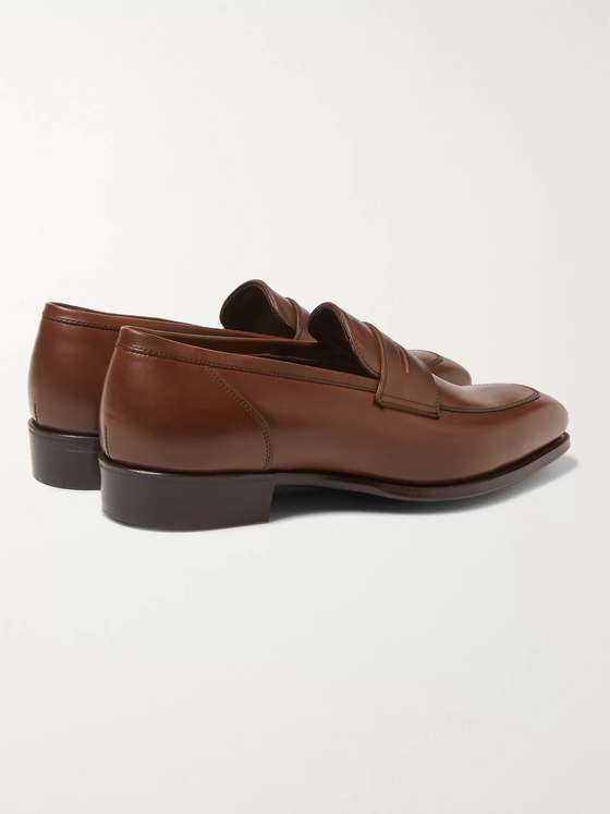 Dark Brown Classic Penny Loafers