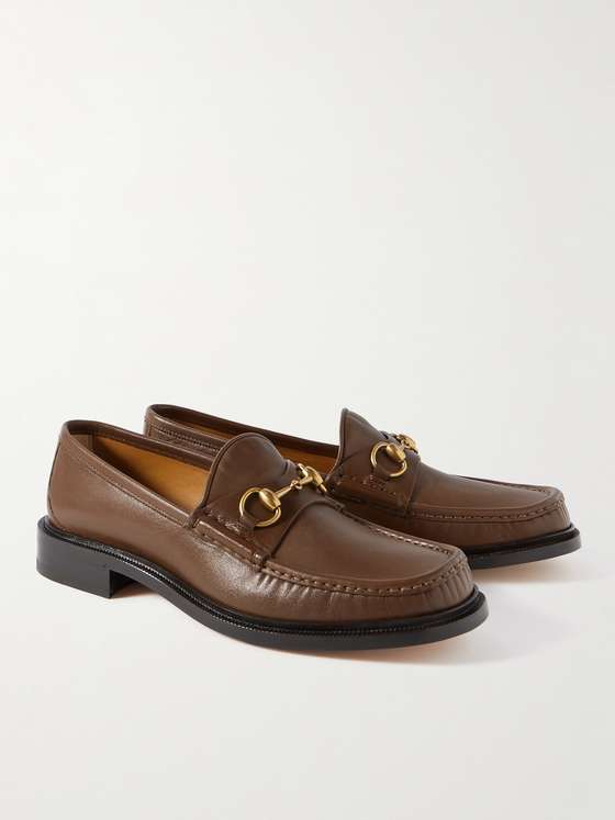 Brown HorseBit Loafers