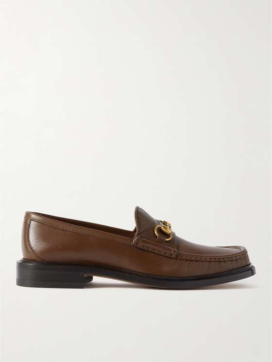 Brown HorseBit Loafers