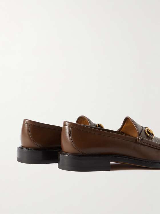 Brown HorseBit Loafers