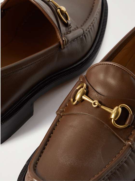 Brown HorseBit Loafers